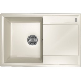 Мойка Florentina Консул 760 (SKU 27690), кварцевая, 1 чаша, с крылом, 760х500 мм