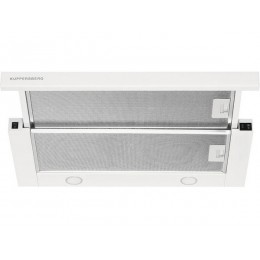 Вытяжка Kuppersberg SLIMTURBO 60 W, 1500 м3/ч, белая, 3 скорости, SKU 23391