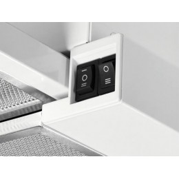 Вытяжка Kuppersberg SLIMTURBO 60 W, 1500 м3/ч, белая, 3 скорости, SKU 23391