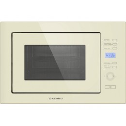 СВЧ-печь MAUNFELD MBMO.25.7GBG 60 см, бежевый, 25 л, 1450 Вт, сенсорное управление, гриль, SKU 35493