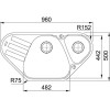 Мойка Franke AZG 661-E, оникс (114.0489.400) - Качественная и стильная мойка для вашей кухни