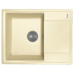 Мойка Florentina Консул 640 шампань, SKU 27694, врезная, 1 чаша, кварц, с крылом, перелив.