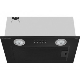 Вытяжка MEFERI INBOX45BK LIGHT, 45 см, черный, 650 м³/ч, 3 скорости, 38 дБ, SKU 29395.