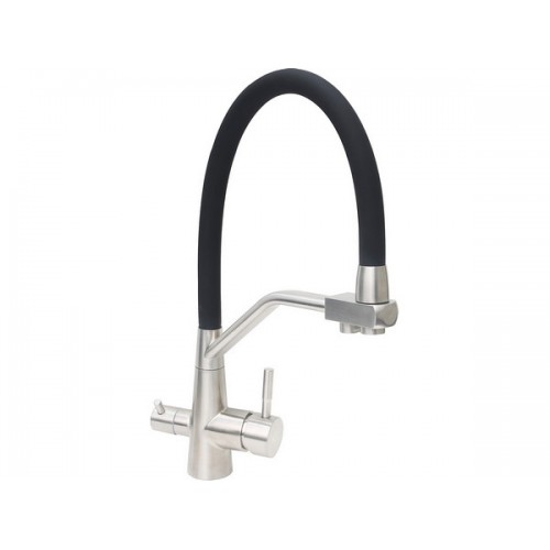 Смеситель Ukinox UM2196 SS BL - Элегантный и функциональный выбор для вашей кухни