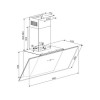 Вытяжка MAUNFELD EAGLE 850 90 Glass White - Эффективное решение для вашей кухни