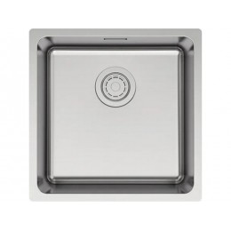 Мойка Paulmark Yuni 44 uni YU44-BS, 1 чаша, нержавеющая сталь, 440x440x200 мм, SKU 26097