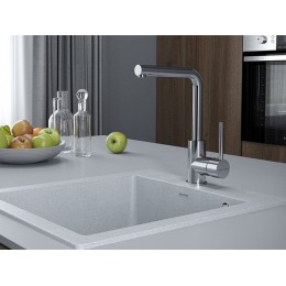 Смеситель Paulmark Honner Ho212018-CR, 26297, хром, латунь, поворотный излив