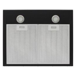 Вытяжка KRONA ONYX 600 GLASS black S 26500, 950 м3/ч, сенсорное управление, LED, 4 скорости