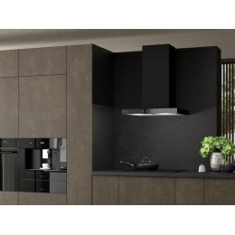 Вытяжка KRONA ONYX 600 GLASS black S 26500, 950 м3/ч, сенсорное управление, LED, 4 скорости