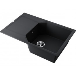 Мойка 34501 Omoikiri Yonaka 78-LB-BL Artgranit 780x510 мм с крылом/черный