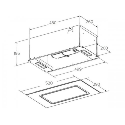 Вытяжка MEFERI INBOX52BK GLASS COMFORT - Эффективное решение для вашей кухни
