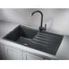 Мойка Granula ST-7602 черная - Элегантность и Функциональность для Вашей Кухни