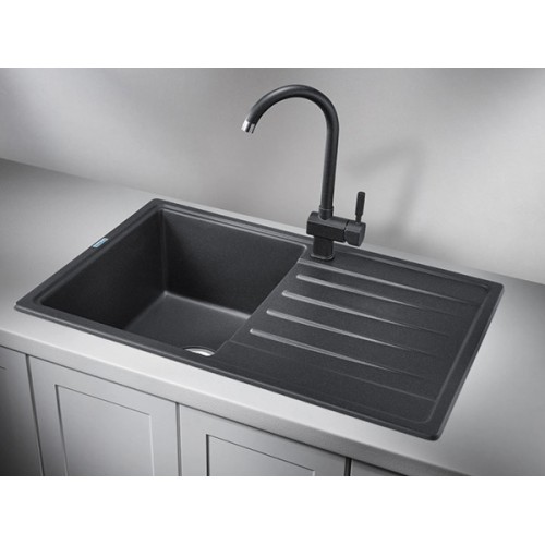 Мойка Granula ST-7602 черная - Элегантность и Функциональность для Вашей Кухни
