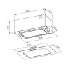 Вытяжка MEFERI INBOX52WH GLASS ULTRA