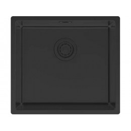Мойка Paulmark Lassan 49 uni LA49-MBN, нержавеющая сталь, 490x440x200 мм, 1 чаша, SKU 26607