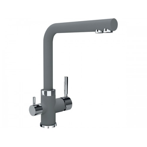 Смеситель Florentina Арес серый шелк - стиль и качество для вашей кухни