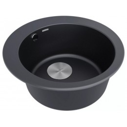 Мойка Paulmark Gelegen 50 PM404800-BLM, гранит, ⌀475х185 мм, SKU 23808