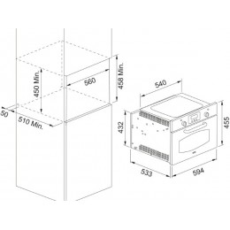 СВЧ-печь Franke FMW 45 CL G PW (131.0743.449) встраиваемая