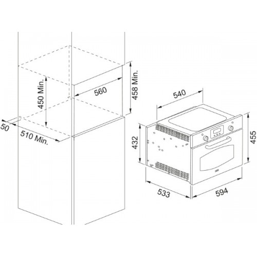 СВЧ-печь Franke FMW 45 CL G PW (131.0743.449) встраиваемая