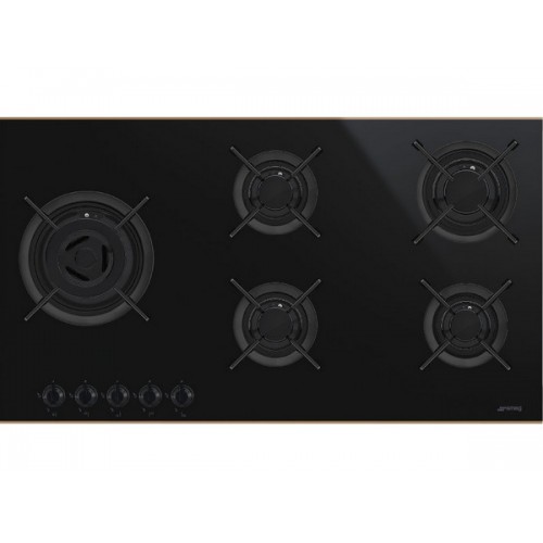 Купить газовую варочную панель SMEG PV695LCNR - Элегантный дизайн и высокая производительность