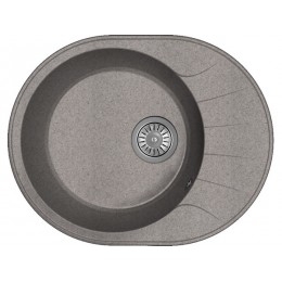 Мойка Dr.Gans Gelcoat Виола 580 везувий, 1 чаша, мрамор, 580x460 мм, SKU 21112