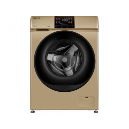 Стиральная машина HIBERG i-DDQ6 - 712 G, 7 кг, A+++, инверторный, 1200 об/мин, золотистый.