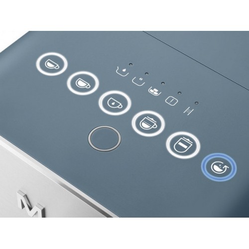 Кофемашина автоматическая SMEG BCC13SBMEU в цвете синий шторм матовый – идеальный выбор для настоящих ценителей кофе