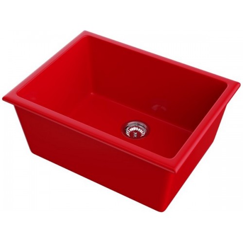 Мойка Omoikiri Okinoshima 61-U/I-TO Glossy Natceramic/Toscana - Глянцевая мойка для кухни