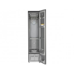Паровой шкаф HIBERG SD 4GB, 1400Вт, тёмно-серый, сенсорный, 4 вешалки, самоочистка, SKU 34120
