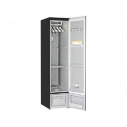 Паровой шкаф HIBERG SD 4GB, 1400Вт, тёмно-серый, сенсорный, 4 вешалки, самоочистка, SKU 34120