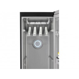 Паровой шкаф HIBERG SD 4GB, 1400Вт, тёмно-серый, сенсорный, 4 вешалки, самоочистка, SKU 34120