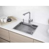 Мойка Paulmark Next-pro 54 uni PM705445-BS из брашированной стали - Качественное решение для вашей кухни
