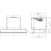 Вытяжка Elikor Sense Glass 60П-1000-Э3Д белый - Эффективная кухонная вытяжка с современным дизайном