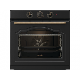 Духовой шкаф Gorenje BOS67372CLB, 60 см, 77 л, механический таймер, 300 °C, A, SKU 27423