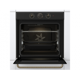 Духовой шкаф Gorenje BOS67372CLB, 60 см, 77 л, механический таймер, 300 °C, A, SKU 27423