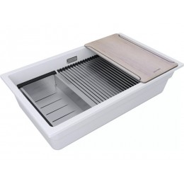 Мойка Paulmark Lumi-multi sink 74 uni LU-MULTI 74-WH, белый