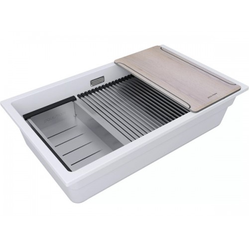 Мойка Paulmark Lumi-multi sink 74 uni LU-MULTI 74-WH, белый
