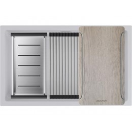 Мойка Paulmark Lumi-multi sink 74 uni LU-MULTI 74-WH, белый