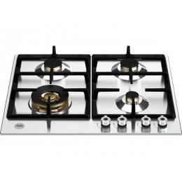 Варочная панель Bertazzoni P604LPROX газовая 60 см, нержавеющая сталь, 4 конфорки, чугун. SKU 10126