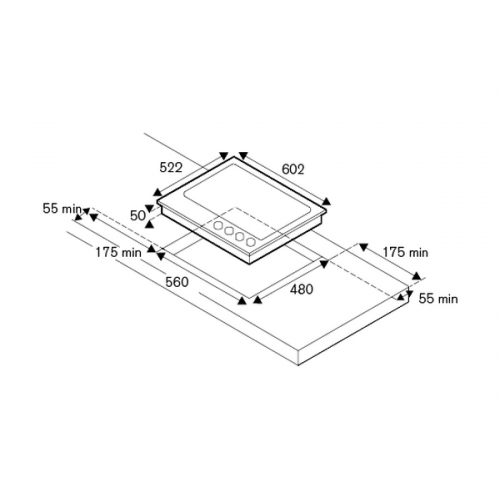 Варочная панель Bertazzoni P604LPROX газовая - Эффективность и стиль для вашей кухни