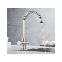 Смеситель Paulmark Essen Es213211-BS (SKU: 21726) однорычажный, латунь, высокий излив, механизм 35 мм