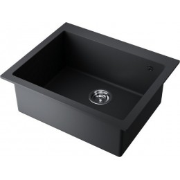 Мойка 34826 Omoikiri Bosen 61-BL Tetogranit 610x500 мм черный