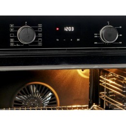 Духовой шкаф Jacky’s JO EN7638, 60 см, 73 л, черное стекло, 10 программ, 2500 Вт, SKU 22427