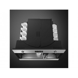 Кофемашина SMEG CMS4303XRU, нерж. сталь, сенсорное управление, 13 напитков, 15 бар, 2.4 л, 350 г, SKU 26828