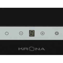 Вытяжка KRONA IRMA A 600 black S, SKU 27529, 1100 м3/ч, сенсорное управление