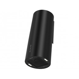 Вытяжка MEFERI TUBE35BK ULTRA 29431, черная, 1200 м3/ч, LED, 3 скорости, 48 дБ