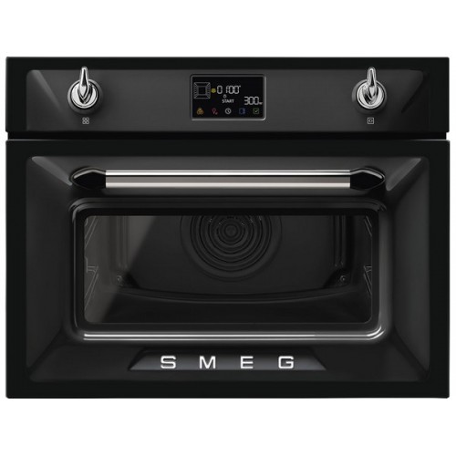 Духовой шкаф SMEG SO4902M1N компактный с СВЧ - идеальное решение для вашей кухни