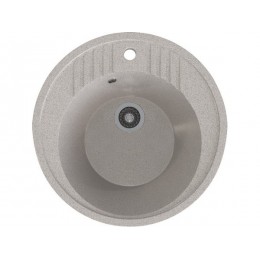 Мойка врезная Gamma Stone 26032, мрамор, Ø 516 мм, 1 чаша, 60 см.
