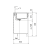 Мойка Franke BXM 210/110-50 F-INOX в золоте с вентилем-автоматом (127.0662.540) - Качественная сантехника для вашего интерьера