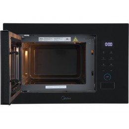СВЧ-печь Midea MI982617GB 900Вт, 26л, черное стекло, встраиваемая 60 см, 10 программ, защита детей, 31634